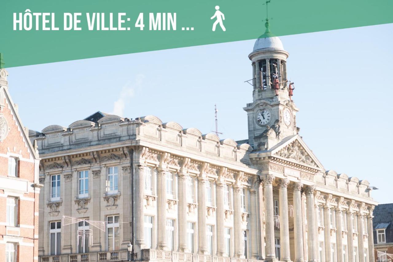 Apartament *Maison Bel-Etage-Netflix-Wifi-Coeur De Ville* Cambrai Zewnętrze zdjęcie